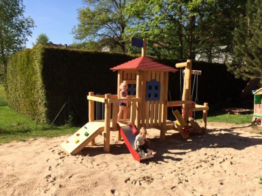 Ferienwohnung Tiererlebnishof Obermuehle Biebergemund 外观 照片